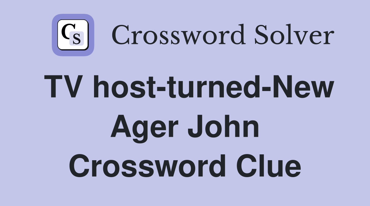 TV host-turned-New Ager John Crossword Clue