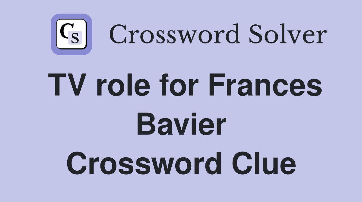 TV role for Frances Bavier Crossword Clue