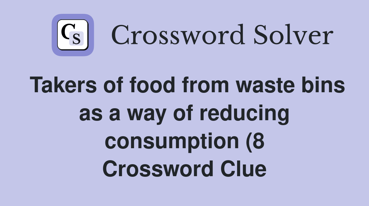 Takers of food from waste bins as a way of reducing consumption (8 Takers of food from waste bins as a way of reducing consumption (8