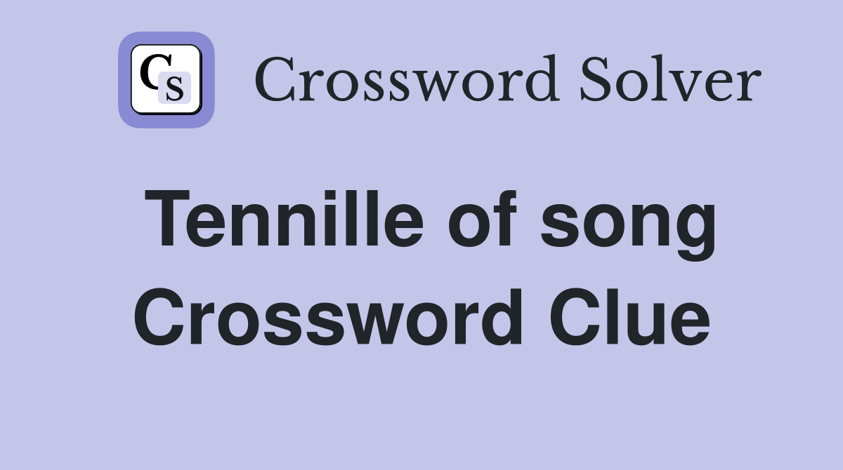 Tennille of song Crossword Clue