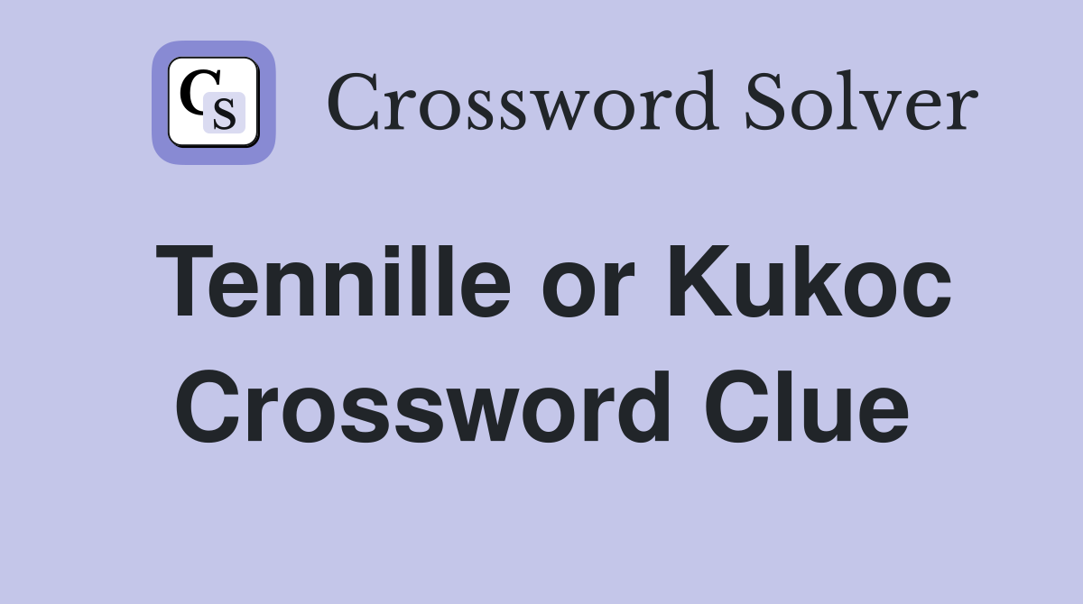 Tennille or Kukoc Crossword Clue