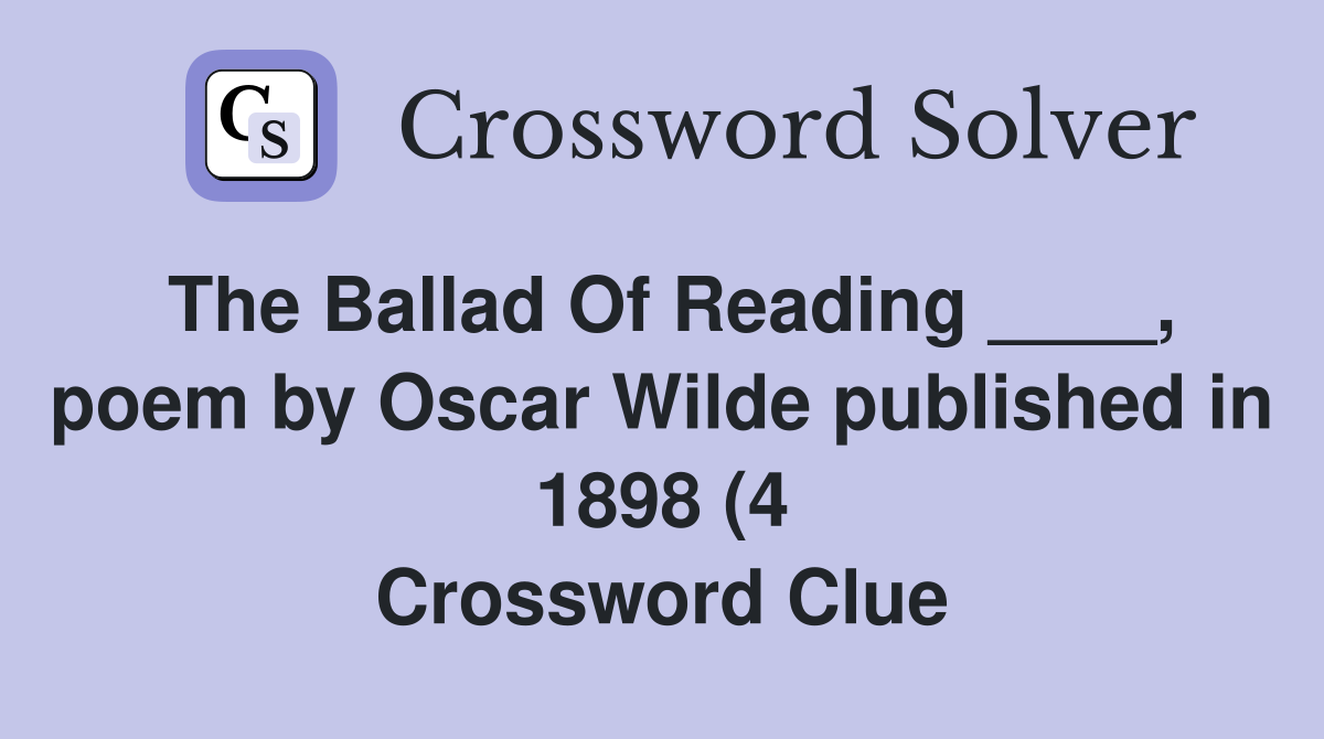 The Ballad Of Reading poem by Oscar Wilde published in 1898 (4 The Ballad Of Reading poem by Oscar Wilde published in 1898 (4