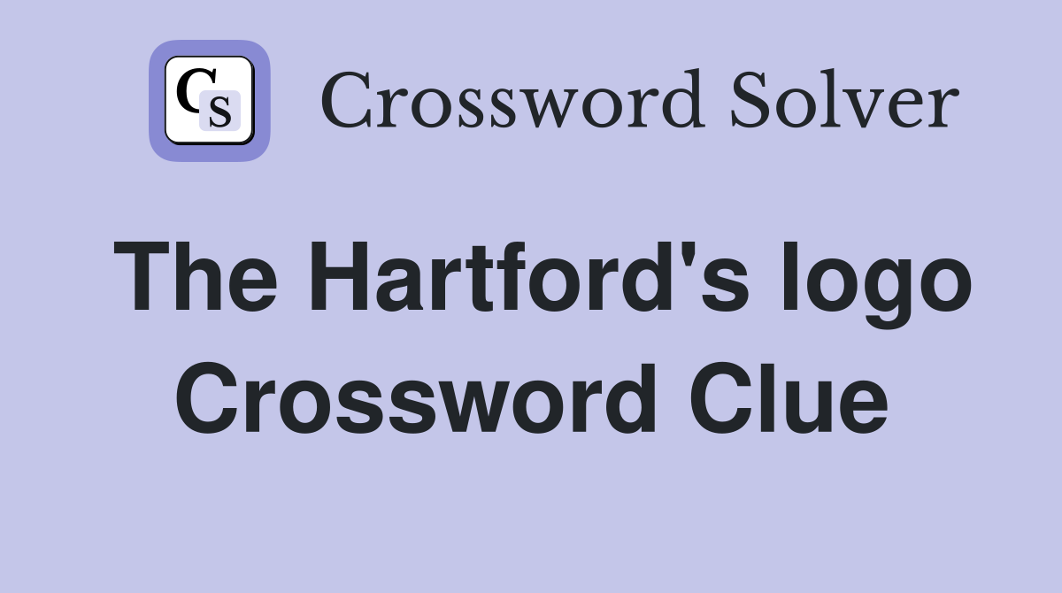 The Hartford's logo Crossword Clue