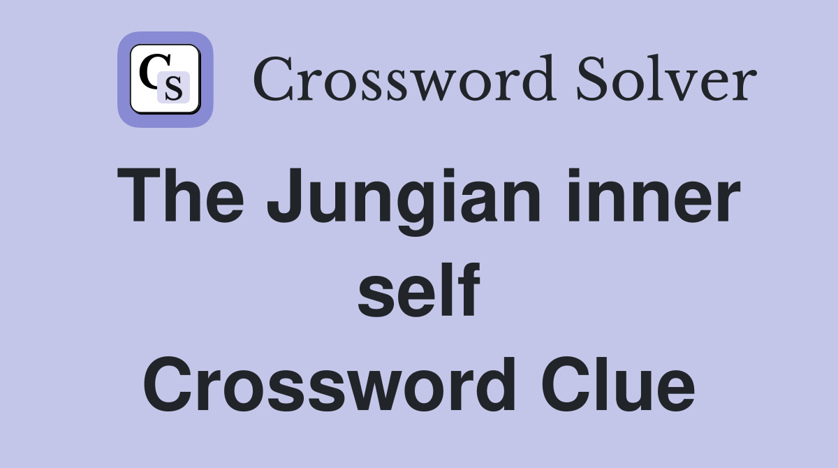 The Jungian inner self Crossword Clue
