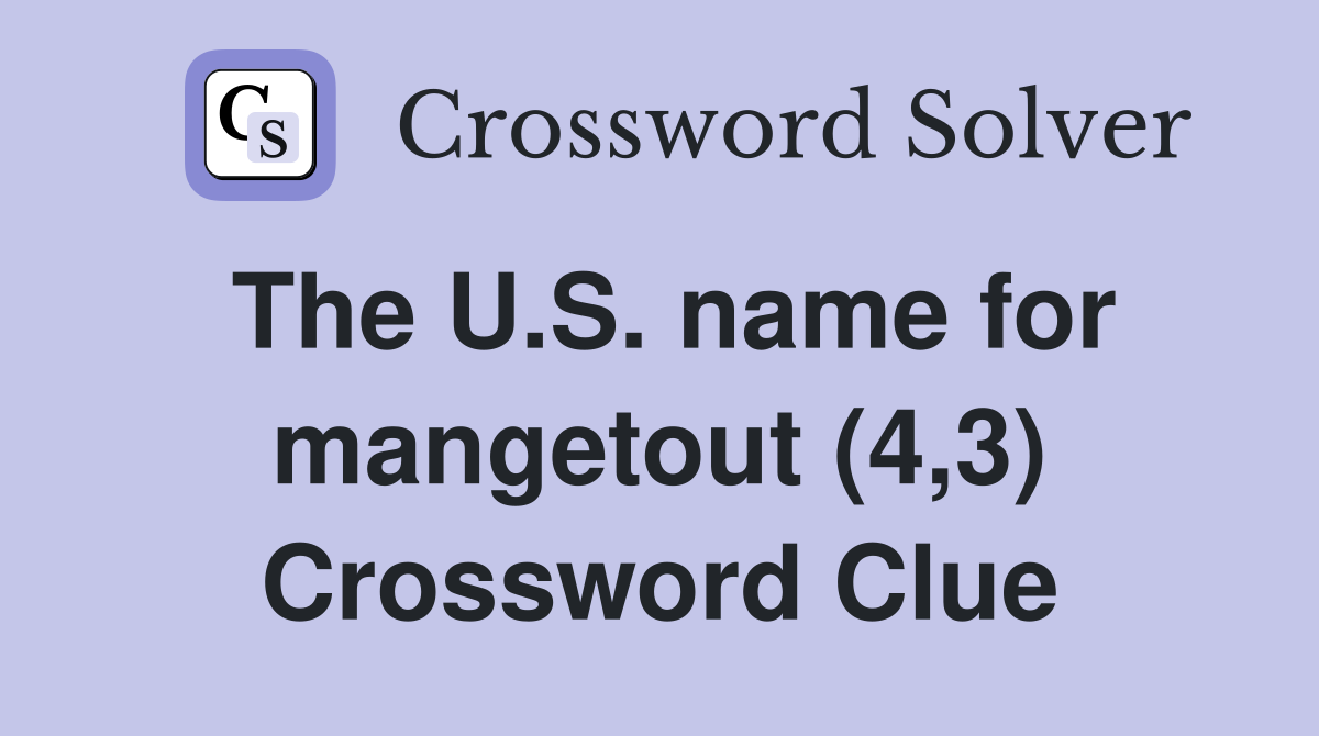 The U.S. name for mangetout (4,3) Crossword Clue