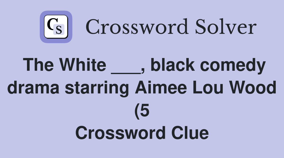 The White black comedy drama starring Aimee Lou Wood (5 The White black comedy drama starring Aimee Lou Wood (5