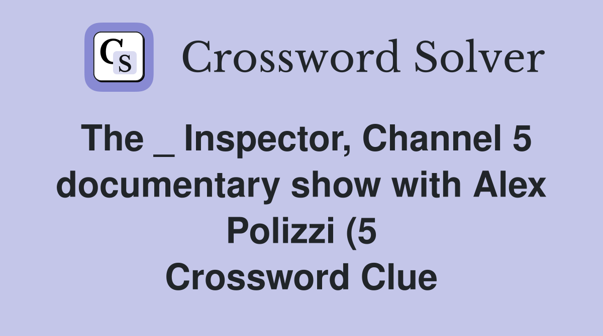 The Inspector Channel 5 documentary show with Alex Polizzi (5 The Inspector Channel 5 documentary show with Alex Polizzi (5