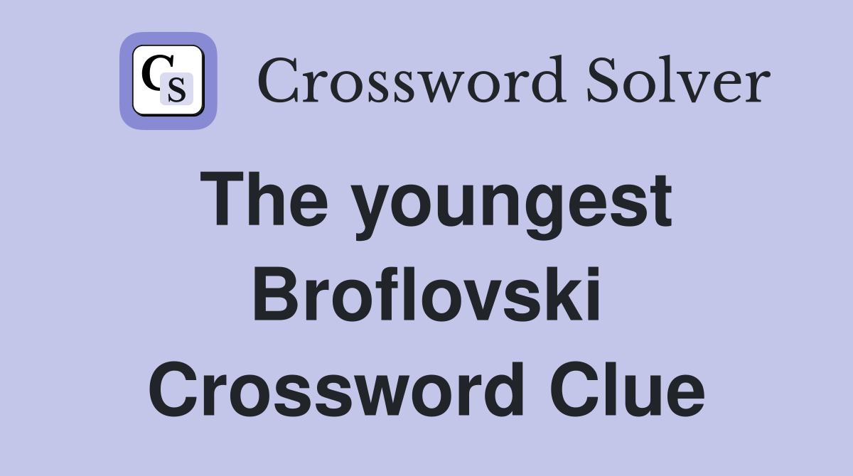 The youngest Broflovski Crossword Clue