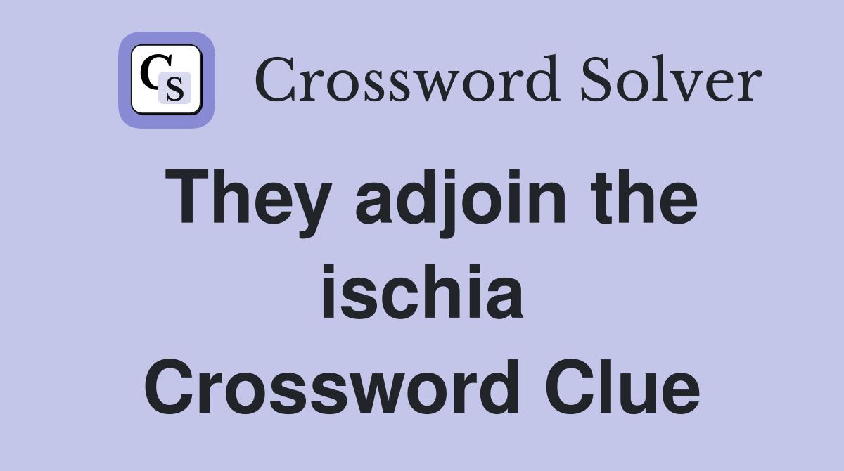 They adjoin the ischia Crossword Clue