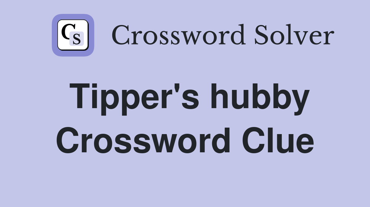 Tipper's hubby Crossword Clue