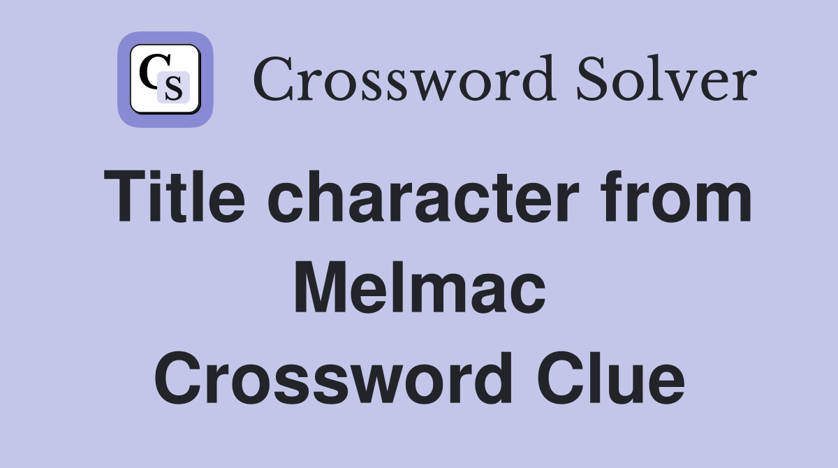 Title character from Melmac Crossword Clue
