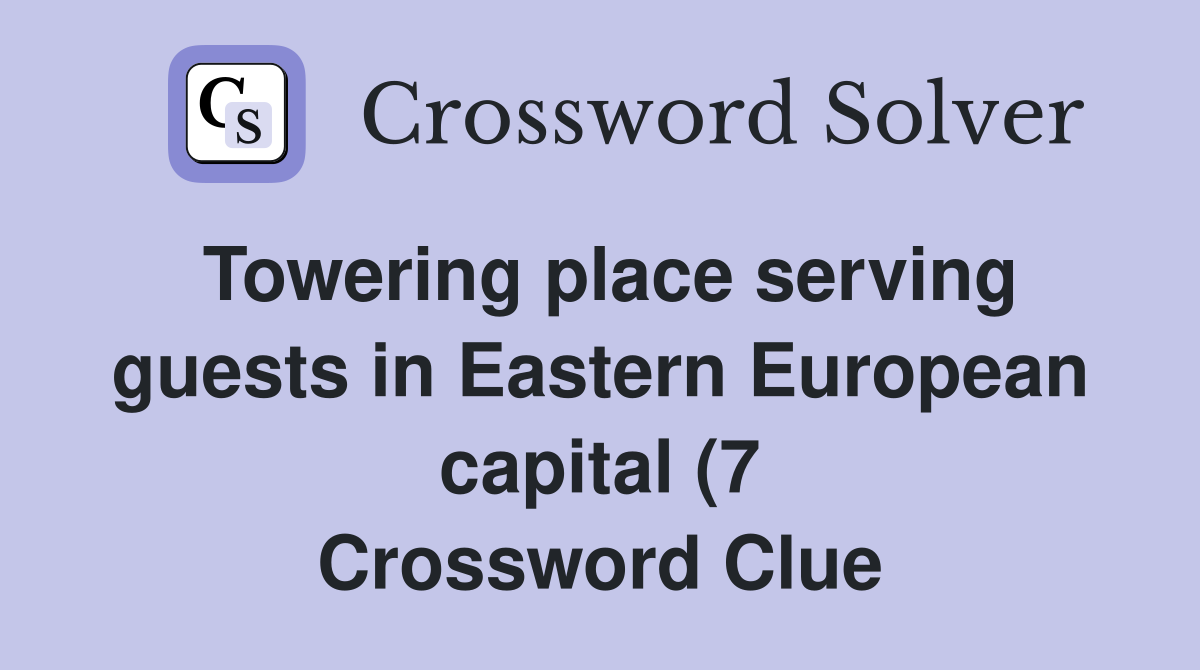 Towering place serving guests in Eastern European capital (7 Towering place serving guests in Eastern European capital (7