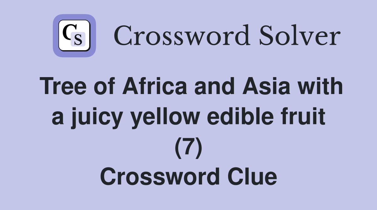 Tree of Africa and Asia with a juicy yellow edible fruit (7