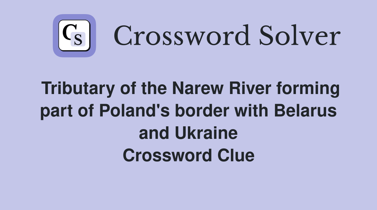 Tributary of the Narew River forming part of Poland #39 s border with