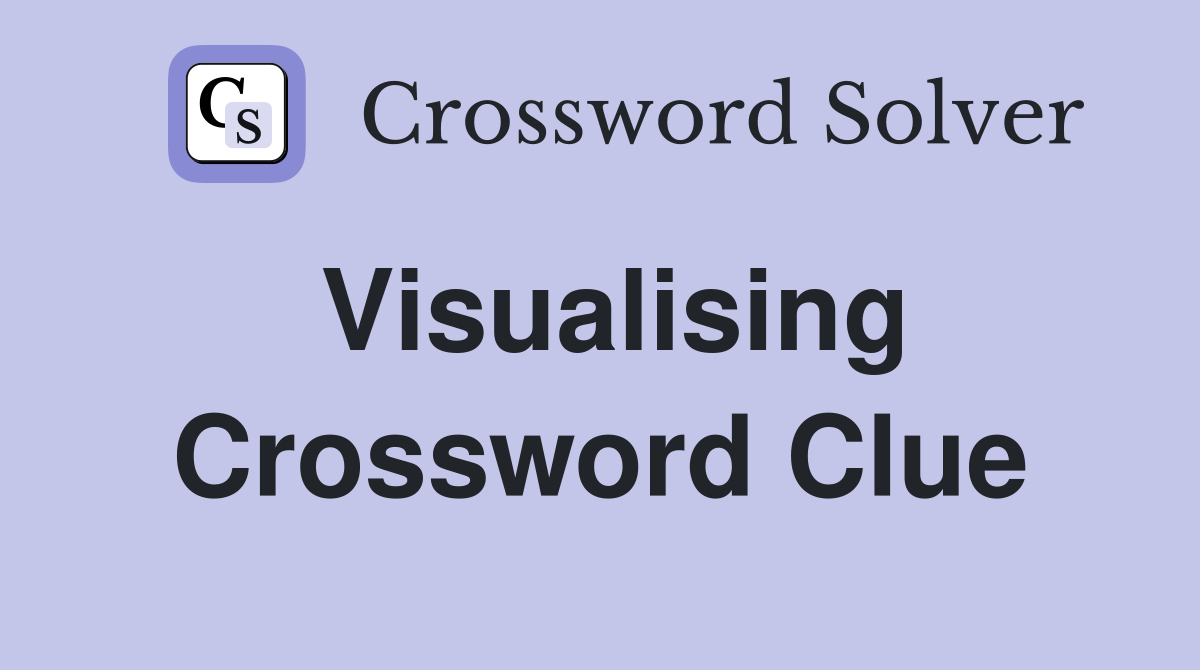 Visualising Crossword Clue