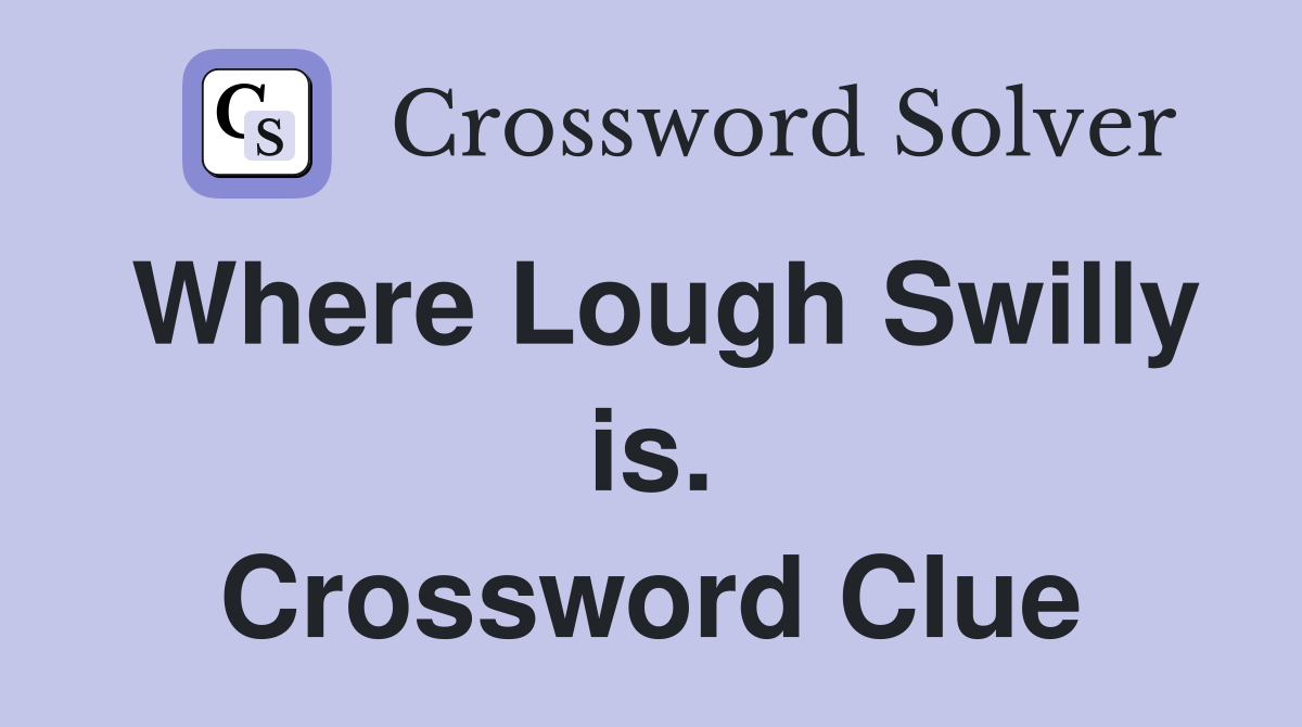 Where Lough Swilly is. Crossword Clue