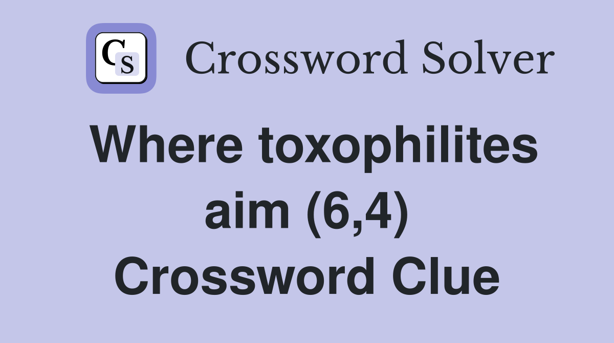 Where toxophilites aim (6,4) Crossword Clue