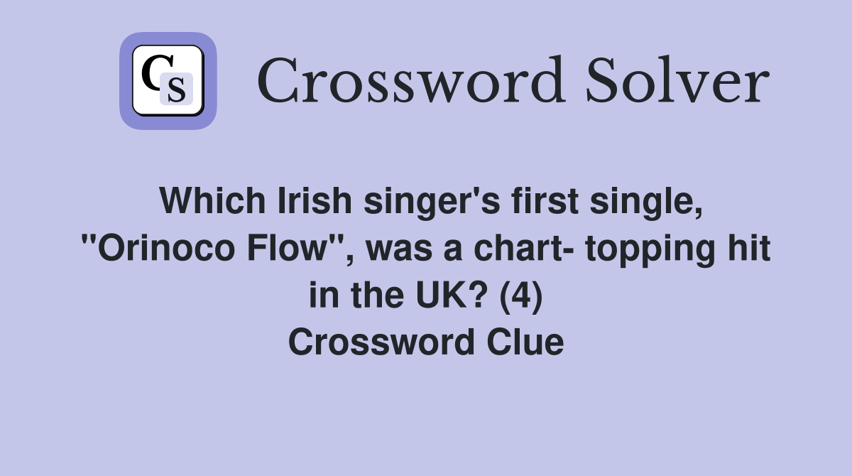 Which Irish singer's first single, 