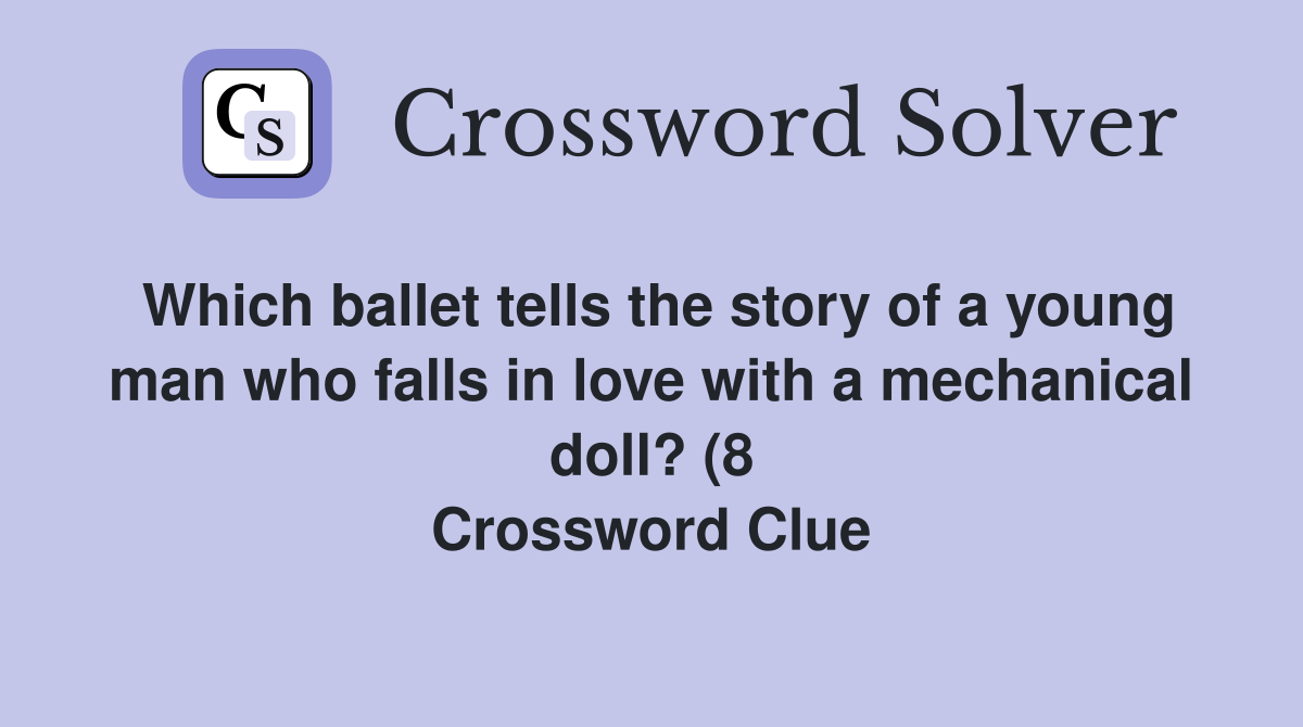 Which ballet tells the story of a young man who falls in love with a Which ballet tells the story of a young man who falls in love with a