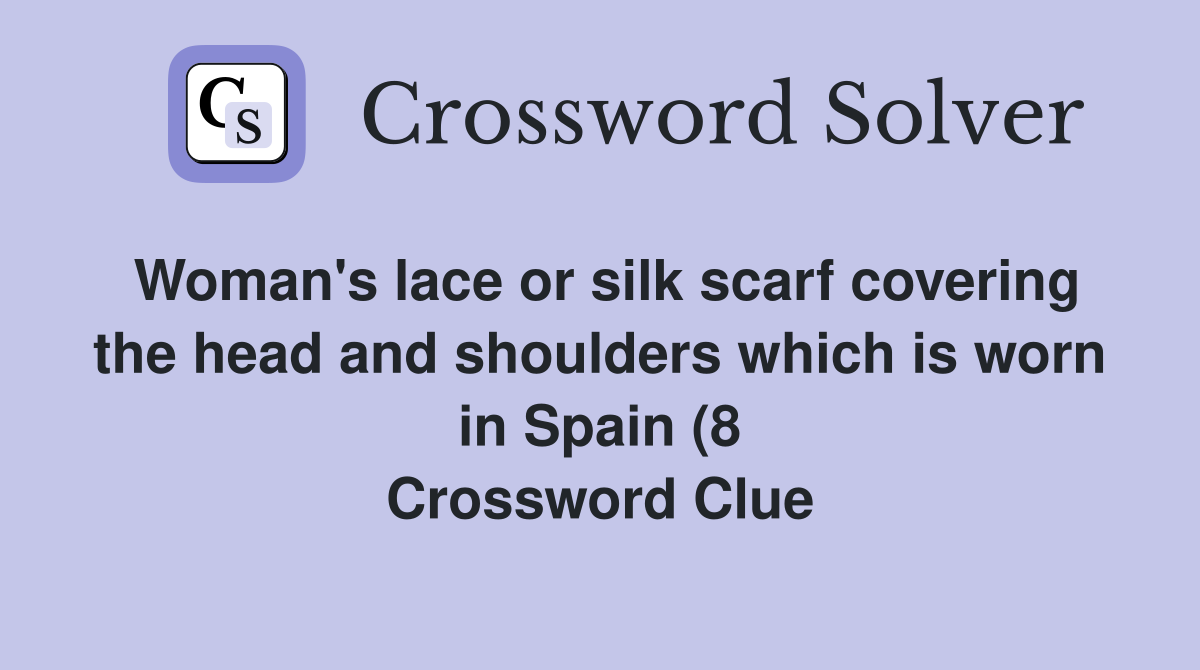 Woman #39 s lace or silk scarf covering the head and shoulders which is Woman #39 s lace or silk scarf covering the head and shoulders which is