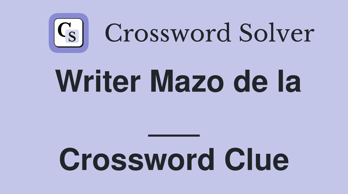 Writer Mazo de la ___ Crossword Clue