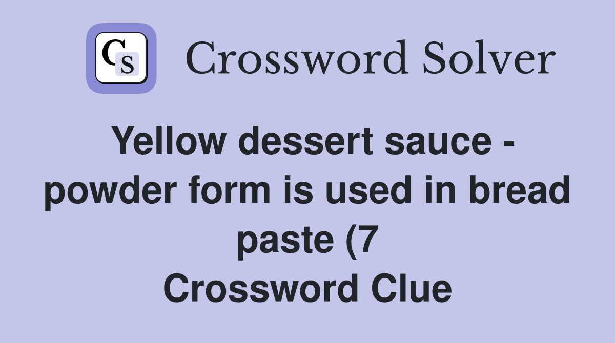 Yellow dessert sauce powder form is used in bread paste (7 Yellow dessert sauce powder form is used in bread paste (7