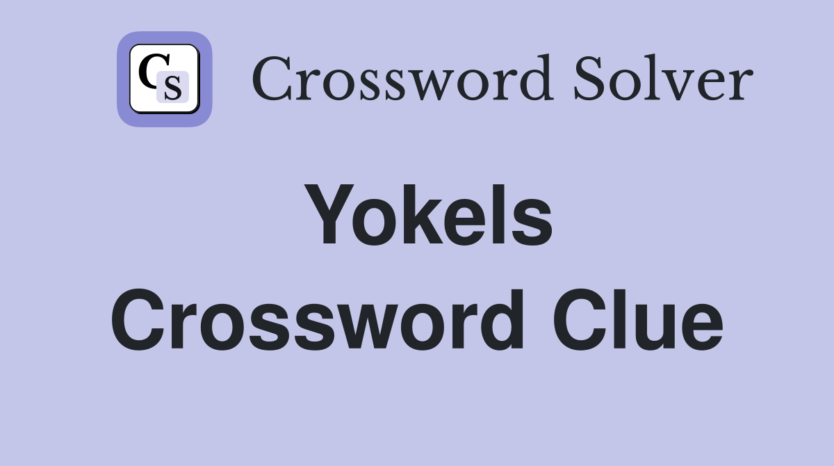 Yokels Crossword Clue