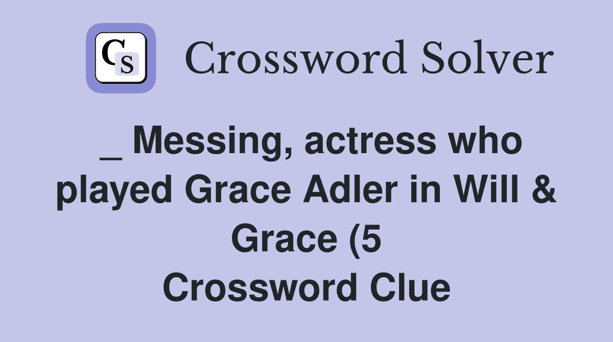 Messing actress who played Grace Adler in Will Grace (5 Messing actress who played Grace Adler in Will Grace (5