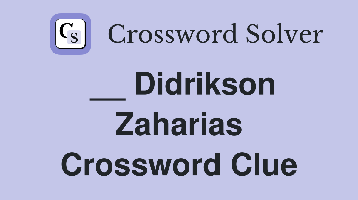 __ Didrikson Zaharias Crossword Clue