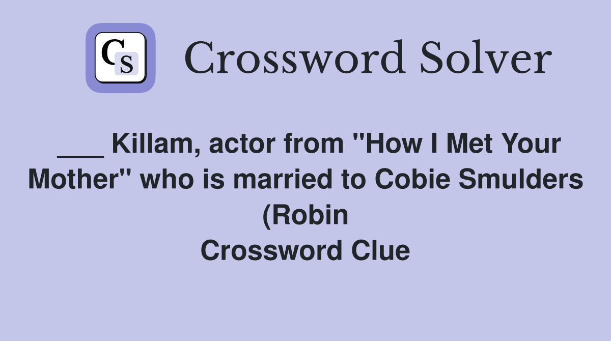 Killam actor from quot How I Met Your Mother quot who is married to Cobie Killam actor from quot How I Met Your Mother quot who is married to Cobie