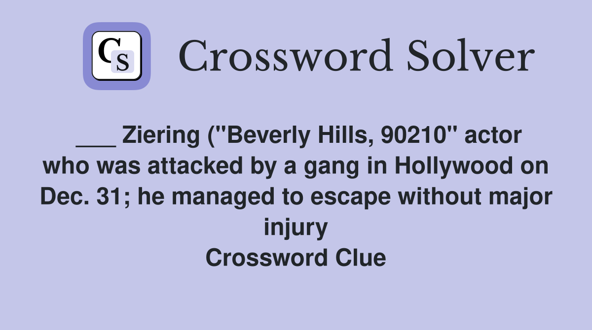 Ziering ( quot Beverly Hills 90210 quot actor who was attacked by a gang in Ziering ( quot Beverly Hills 90210 quot actor who was attacked by a gang in