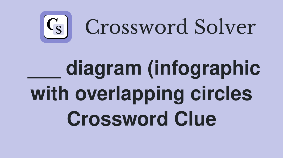 diagram (infographic with overlapping circles) Crossword Clue Answers diagram (infographic with overlapping circles) Crossword Clue Answers