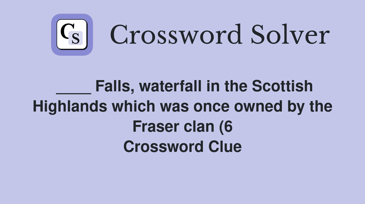 Falls waterfall in the Scottish Highlands which was once owned by the Falls waterfall in the Scottish Highlands which was once owned by the