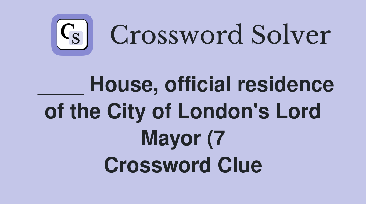 House official residence of the City of London #39 s Lord Mayor (7 House official residence of the City of London #39 s Lord Mayor (7