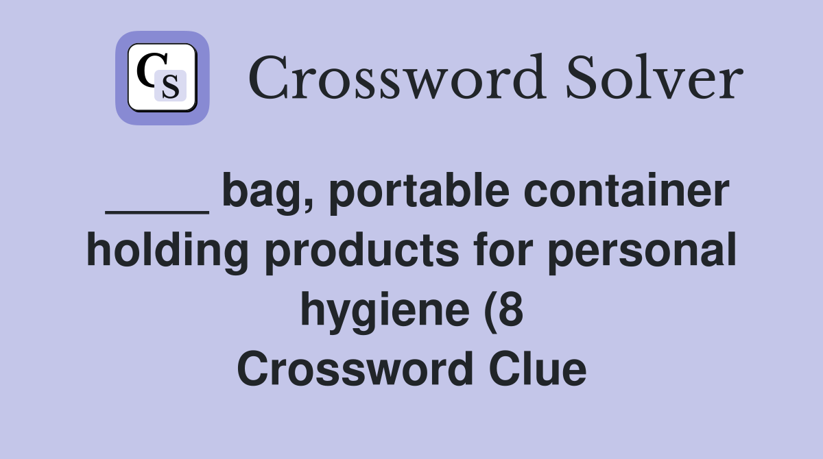 bag portable container holding products for personal hygiene (8 bag portable container holding products for personal hygiene (8